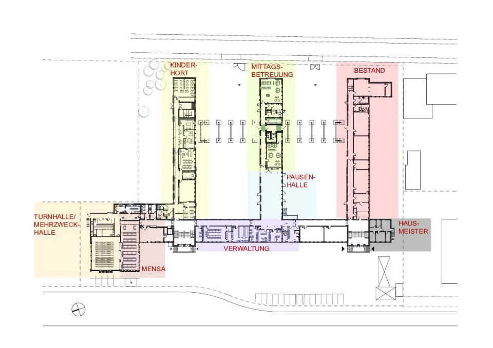 Theo-Betz-Schule Grundriss EG