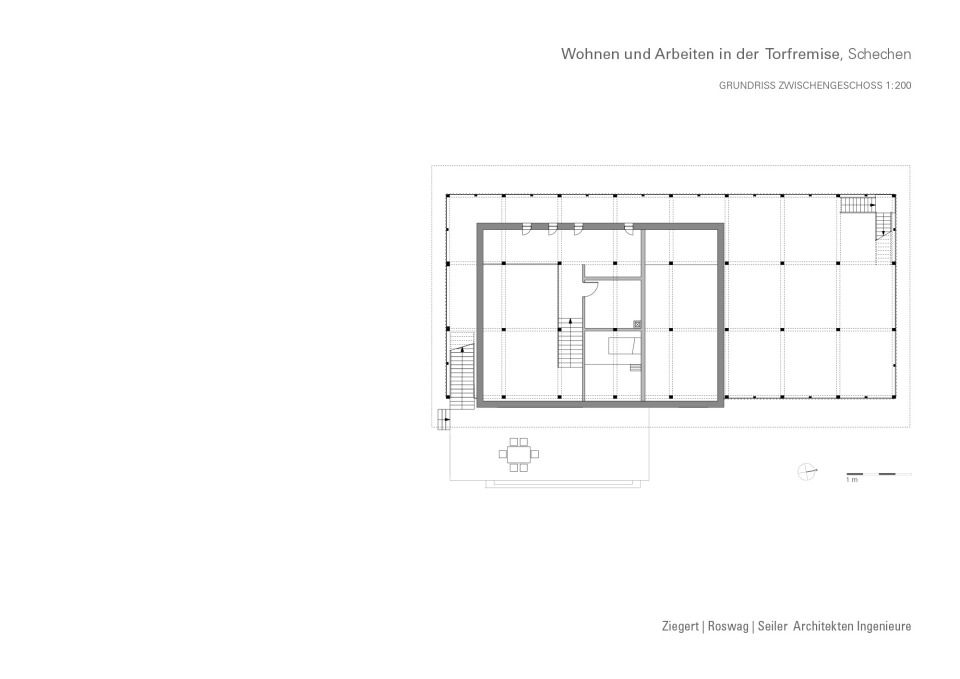 Grundriss Zwischengeschoss