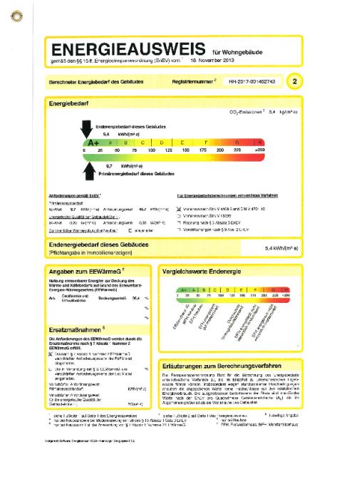 Energieausweis Seite 2