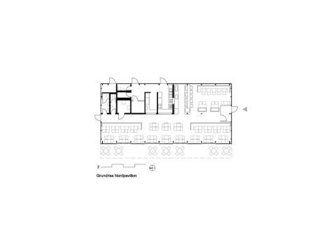 Grundriss Pavillon Nord