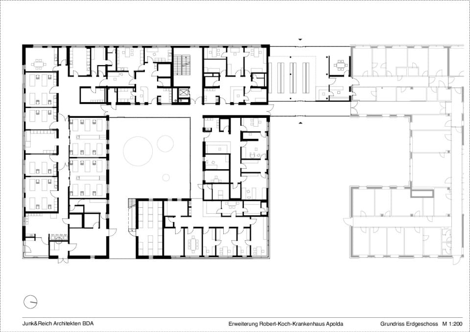 Erweiterungsbau - Grundriss Erdgeschoss