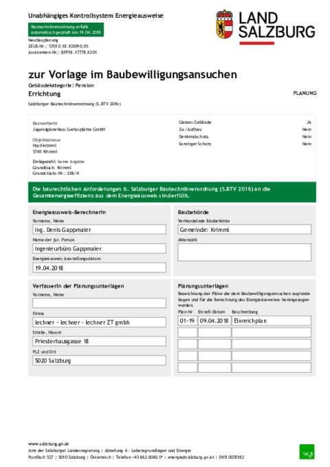 ZEUS – Prüfungsergebnis