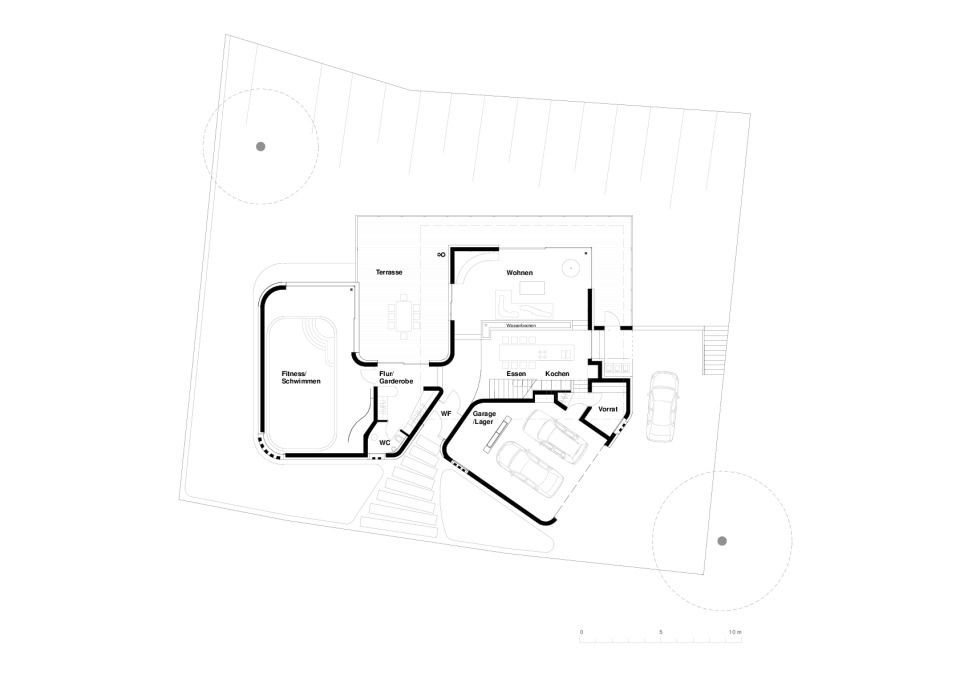Wohnhaus Weber Grundriss Erdgeschoss