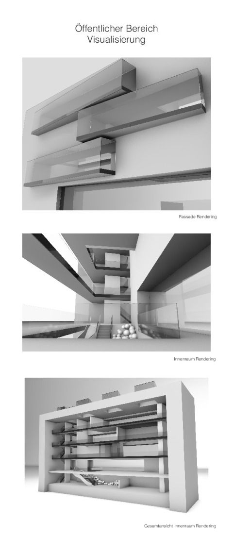 Doumorh El-Riz Öffentlicher Bereich Visualisierung