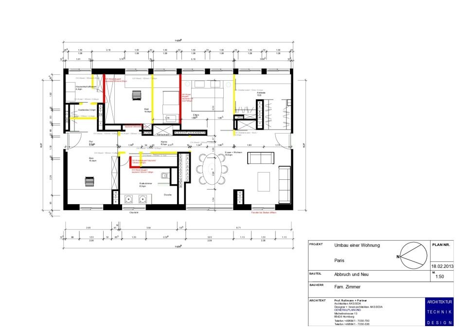Grundriss Abbruch/neu