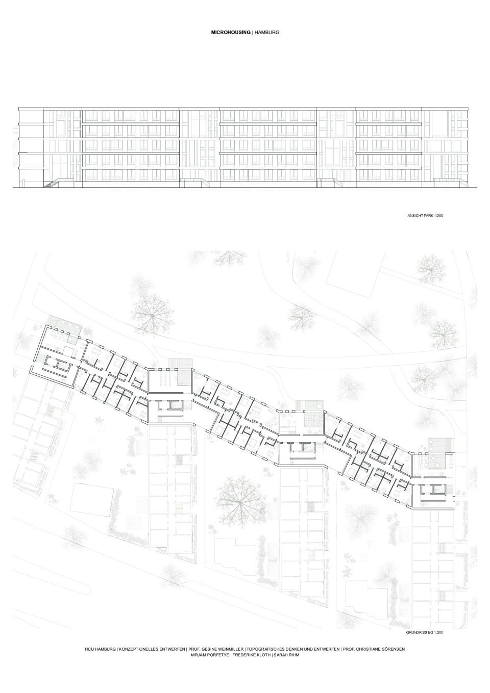 Plan 7 Ansicht Grundriss