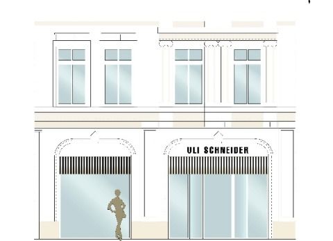Uli Schneider Hamburg Fassade (Skizze)