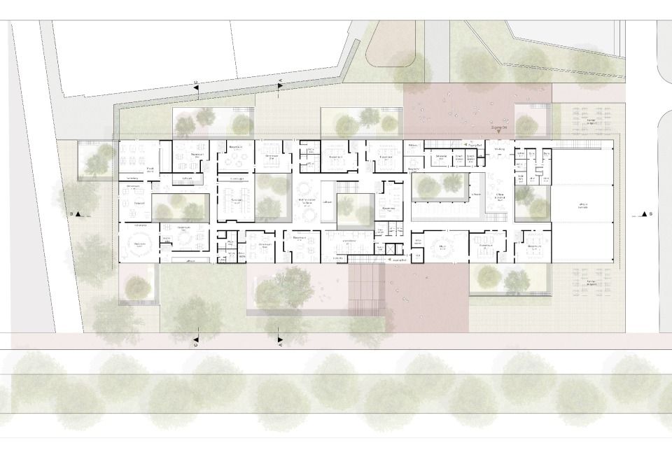 Grundriss Ebene 0