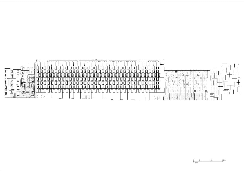 Fassade an der Avenue de la Grande Armée
