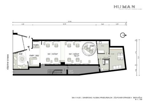 Salon K+B  |  Grundriss