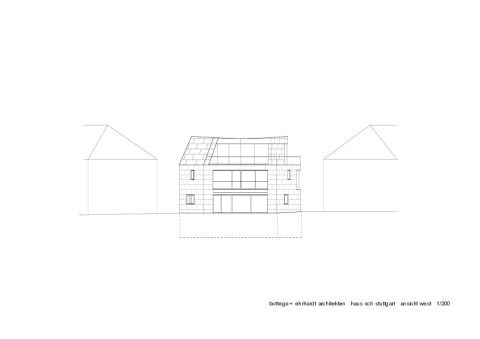 Haus SCH Westansicht