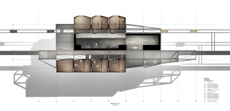 GRUNDRISS Leichenhalle
