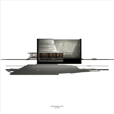 LÄNGSSCHNITT Leichenhalle