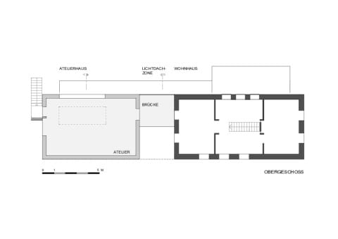 ATELIERHAUS HOFBERG - Grundriss Obergeschoss