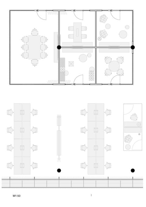 Exemplarische Büroeinheit GE Additive