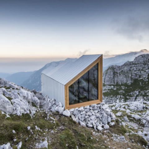 Alpine shelter in Slowenien