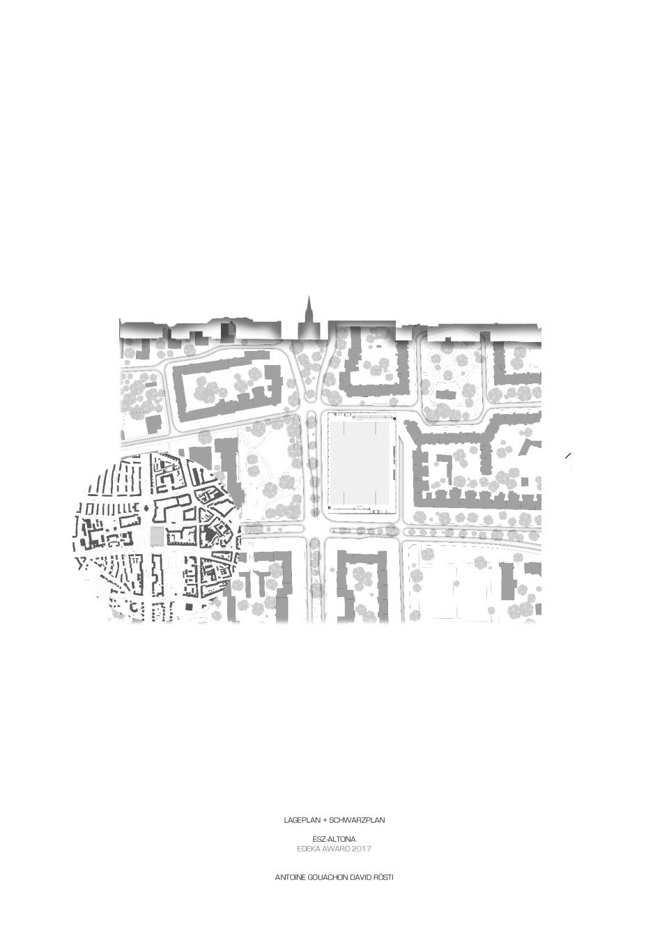 Lageplan + Schwarzplan