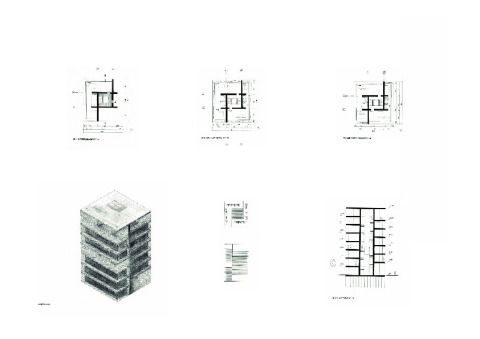 Wohnturm m 1:100