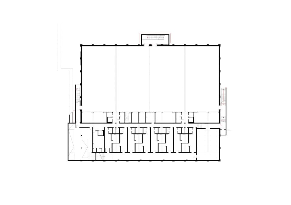 Grundriss UG | Sporthalle Käthe-Kollwitz-Gesamtschule, Leverkusen