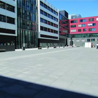 Universität Leipzig, befahrbarer Innenhof
