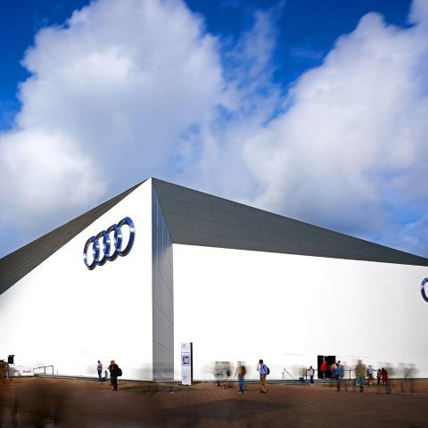Audi Messestand auf der IAA 2015