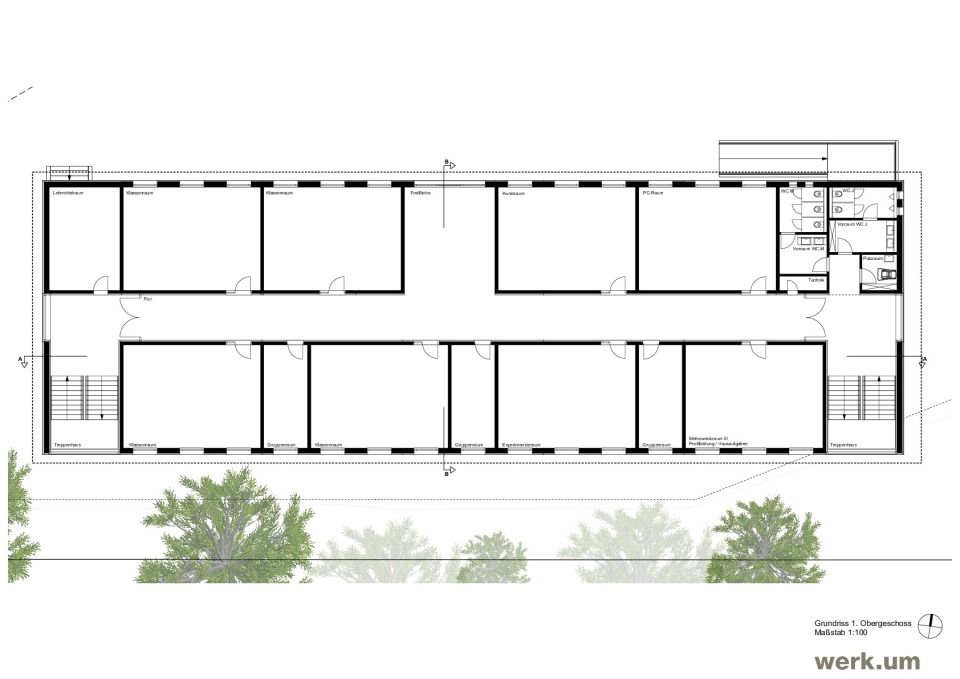 Grundriss 1. Obergeschoss