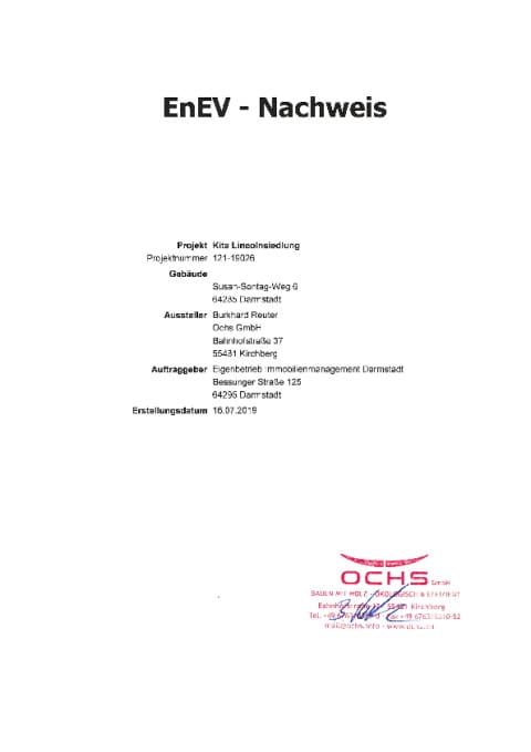 EnEV - Nachweis