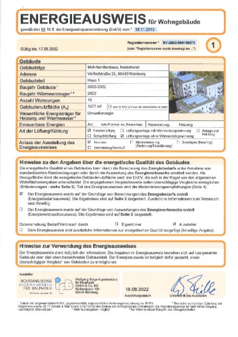 Energieausweis
