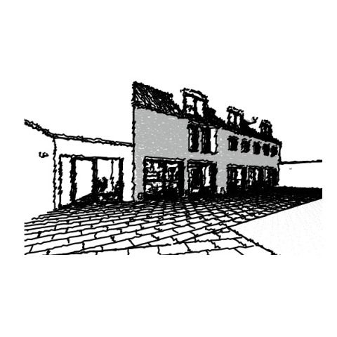 Entwurf Gartenfassade