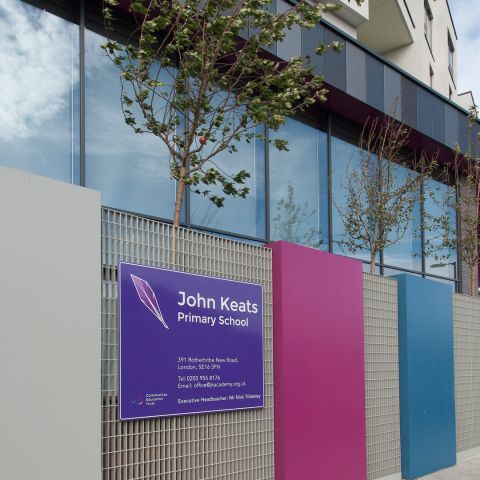 John Keats Primary Free School in South Bermondsey, London