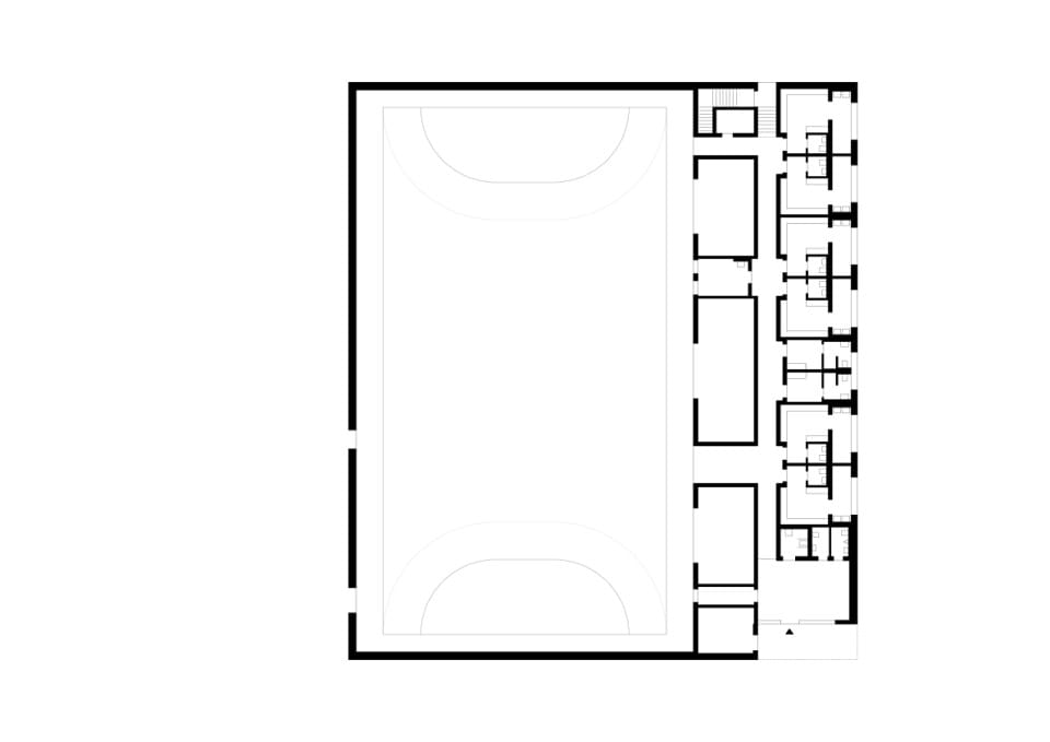 KVG Sporthalle Grundriss EG