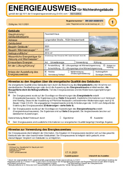 Energieausweis