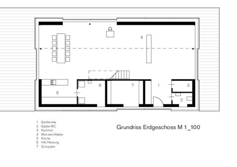 Grundriss EG mit Legende