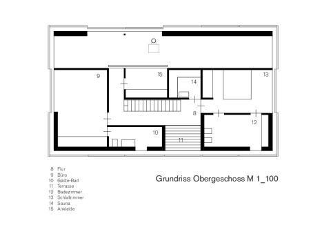 Grundriss OG mit Legende