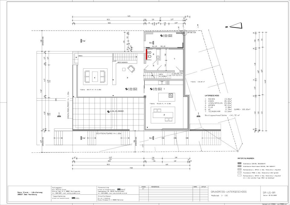 Grundriss Untergeschoss