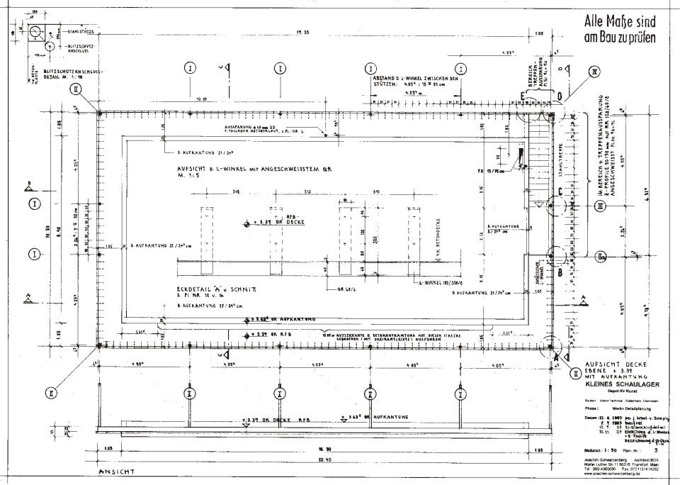 Nr 3 Betondecke mit unterem Membranrand