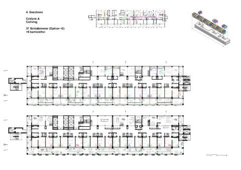 CoVario A, Geschoss 4+5, Coliving in Minimalwohnung