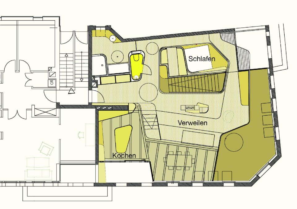 Grundriss 6. Obergeschoss