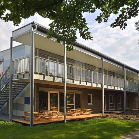 Modulare Kindertagesstätte westlich von München