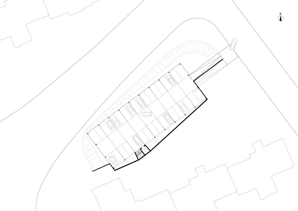 Grundriss untere Parkebene