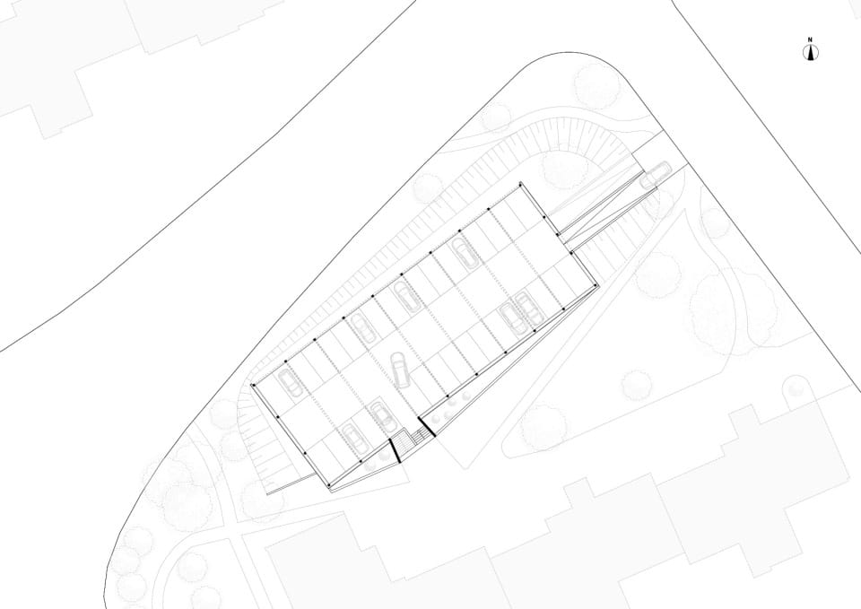 Grundriss obere Parkebene