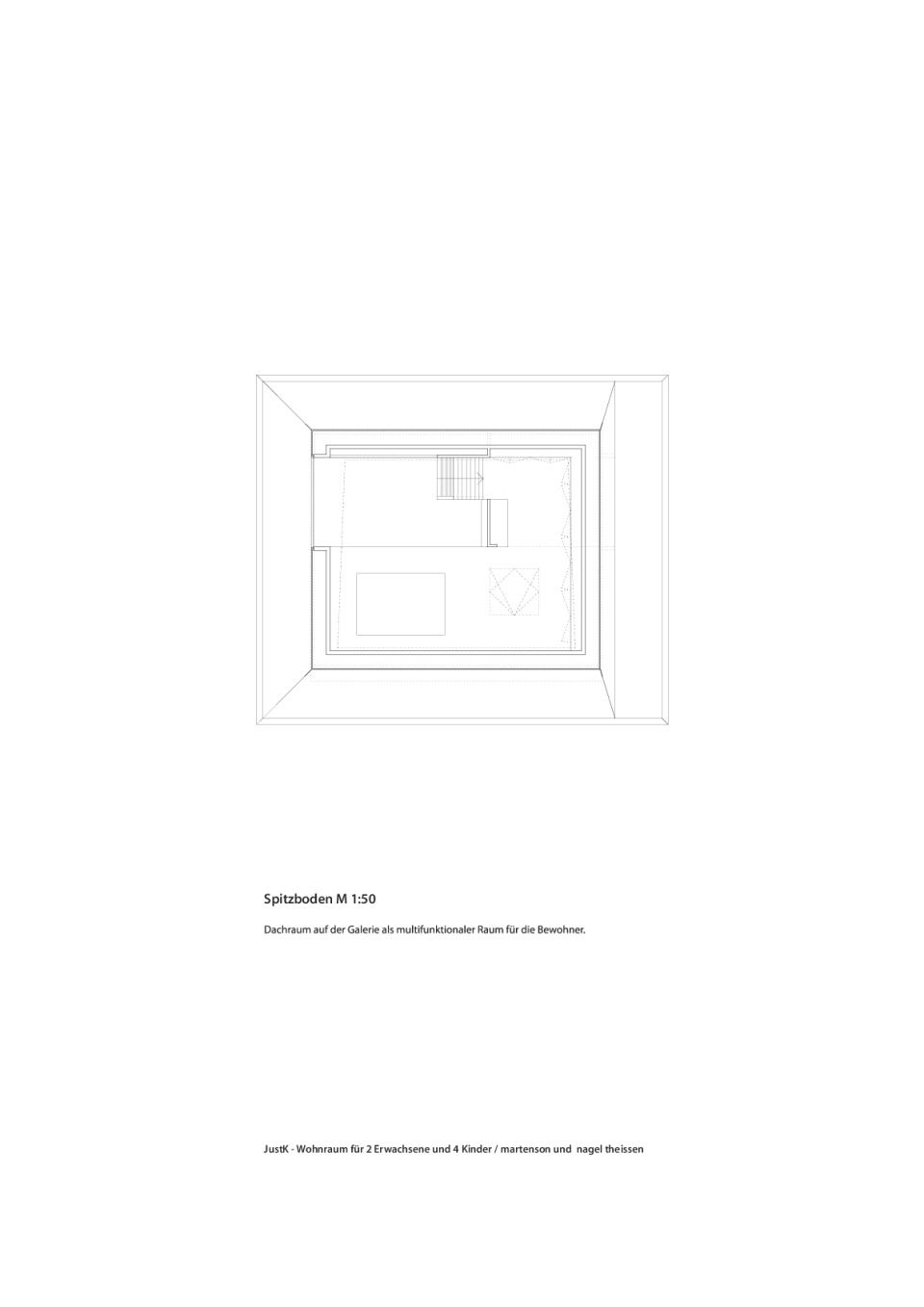 Grundriss Spitzboden