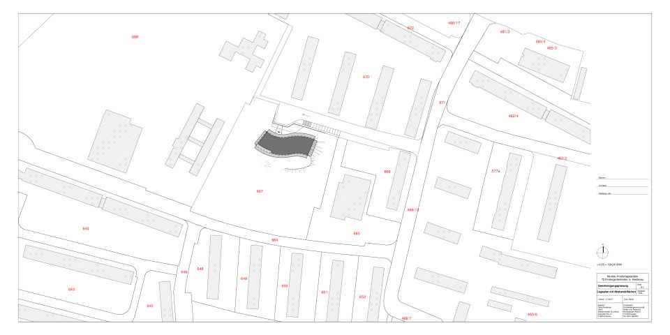 Lageplan M 1:500