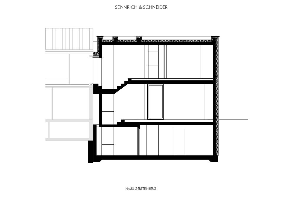 Querschnitt Treppe