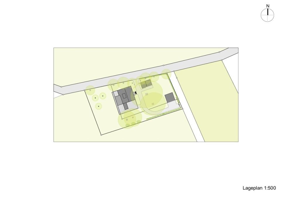 Lageplan 1:500