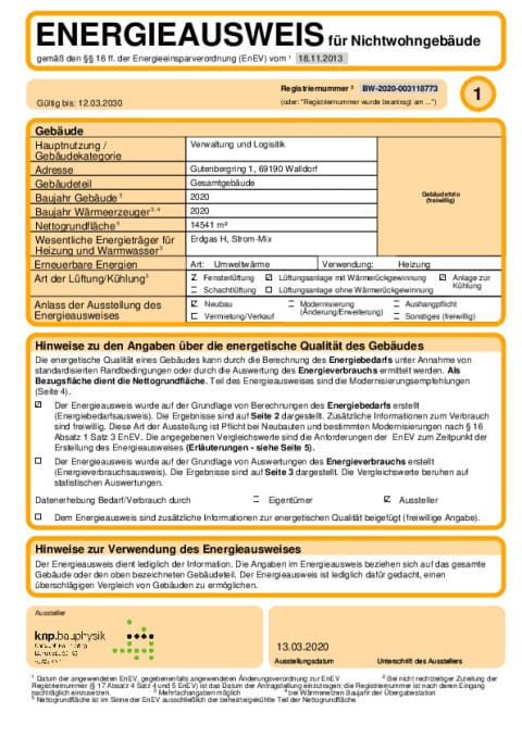 Energieausweis