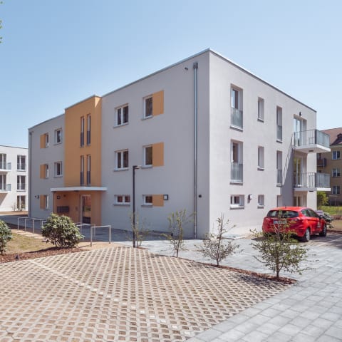 Sozialer Wohnungsbau Lugaer Straße