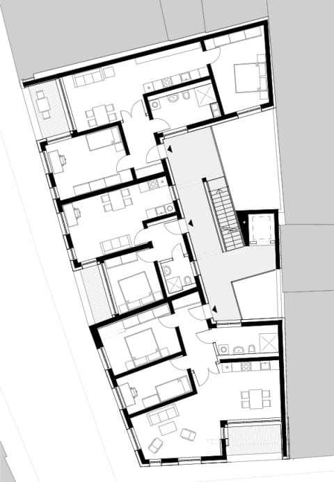 Grundriss 2. Obergeschoss