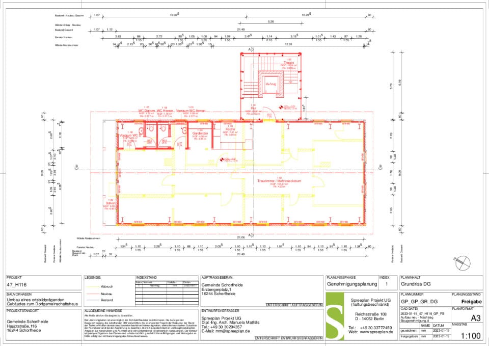 Grundriss Dachgeschoss