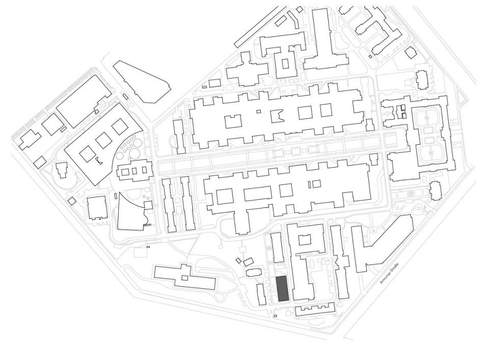 Lageplan Charité Campus Virchow Klinikum